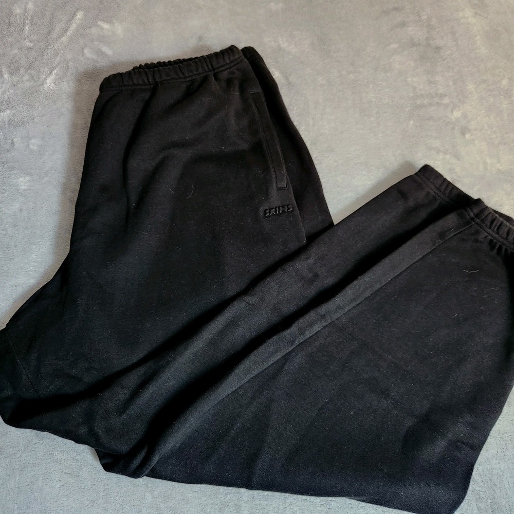New SKIMS Cotton Fleece Classic Jogger Onyx Black Sweatpants XL Comfort Lounge